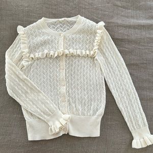 Sweet 100% cotton girls cardigan